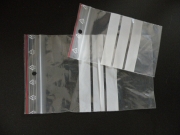 Fyndpåse med blixtlås och skrivfält